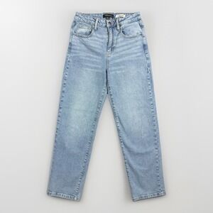 BCBG Generation Skater Straight Jeans Womens 5/27 High Rise Light Wash Denim